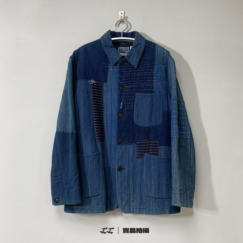藍染・汕頭【 あばれる Japan Blue】反物
