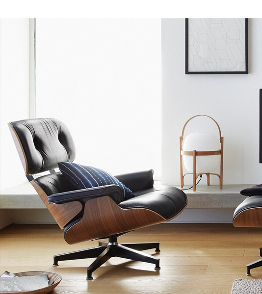 Eames❤義大利經典款全牛皮休閒椅