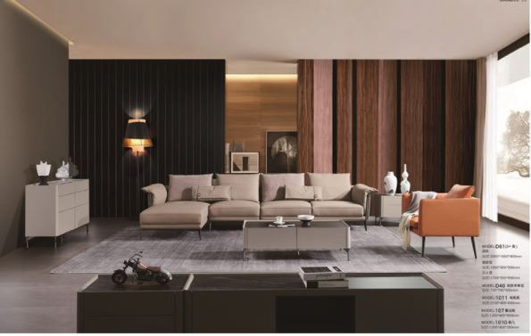 Pisa義式極簡輕奢苯染牛皮沙發