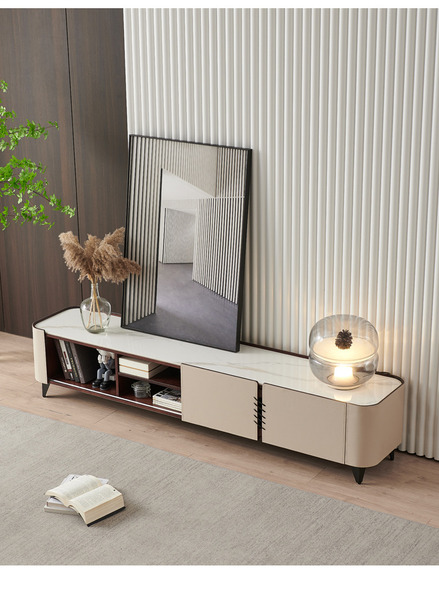 Tampere馬鞍皮電視櫃