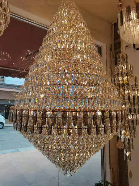 輕奢水晶別墅吊燈客廳主燈奢華大氣吊燈