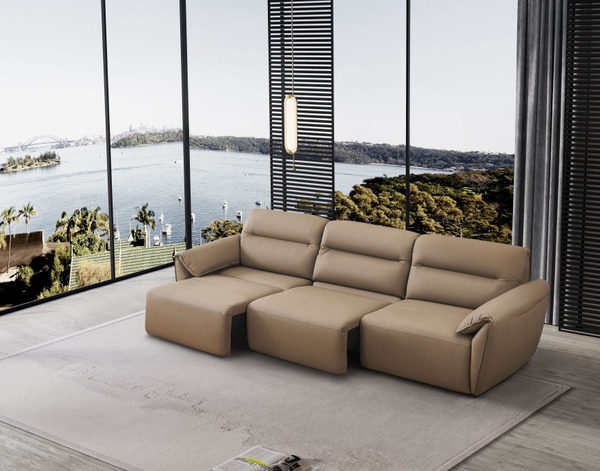 lasvis電動大象耳朵真皮沙發床