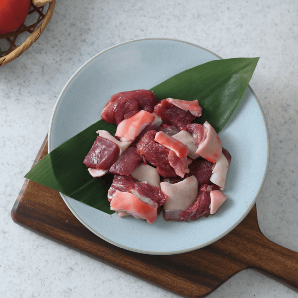 亞麻籽努比亞帶皮羊肉塊 300g