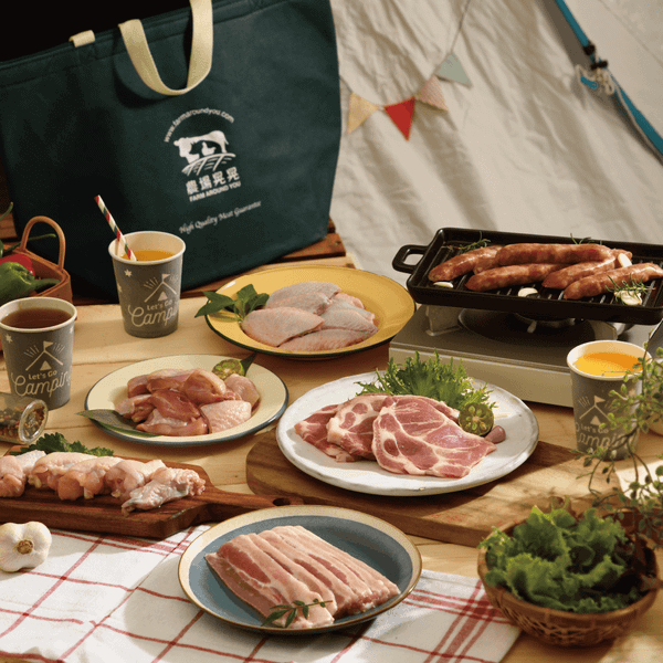 【免運組】響食露營 - 燒烤組 ( 4-5人份，雞豬)