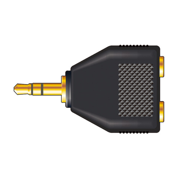 十全 耳機雙倍插頭 AA462