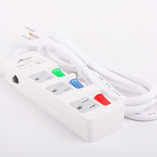 Mayka(明家) 3開3插家用延長線 SP3441