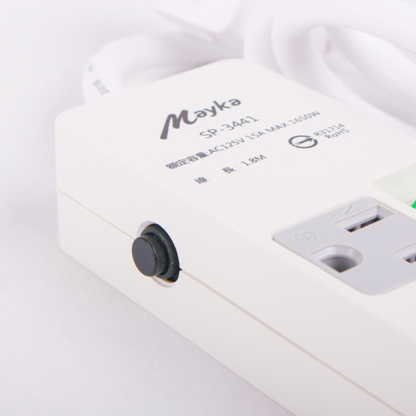 Mayka(明家) 3開3插家用延長線 SP3441