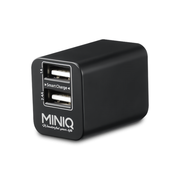 MINIQ萬用充電器 AC-DK46T(雙輸出2.4A)