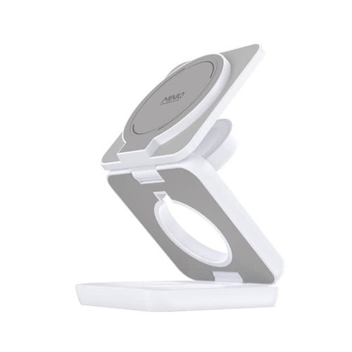 【MINIQ】3 in 1 折疊式磁吸無線充電器座/WC002