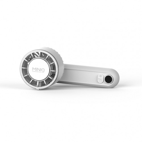 MINIQ手持數顯製冷風扇/白色-FA004/W