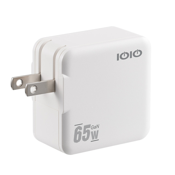IOIO  65W C to C氮化鎵智慧型急速充電組 IOCP1868