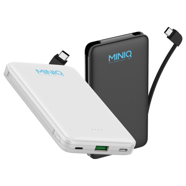 miniQ 自帶雙C線快充行動電源MDBP071