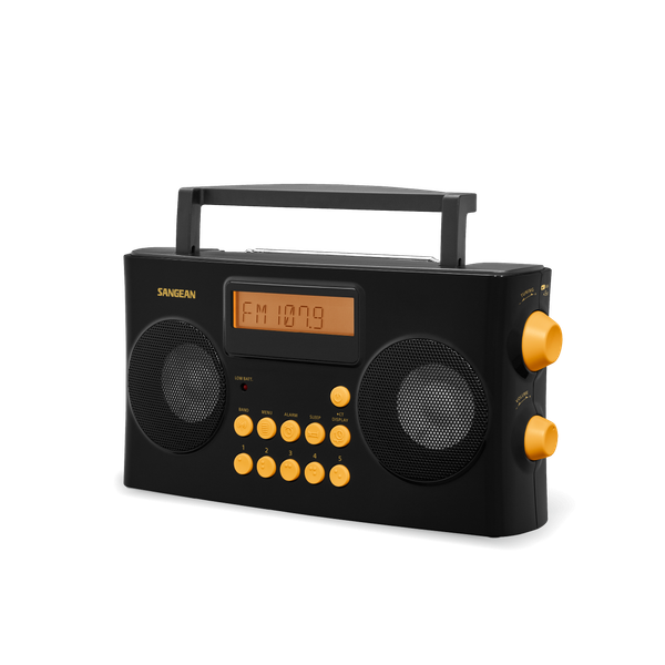 SANGEAN二波段 數位式時鐘收音機 調頻立體 RDS / 調幅 PRD17
