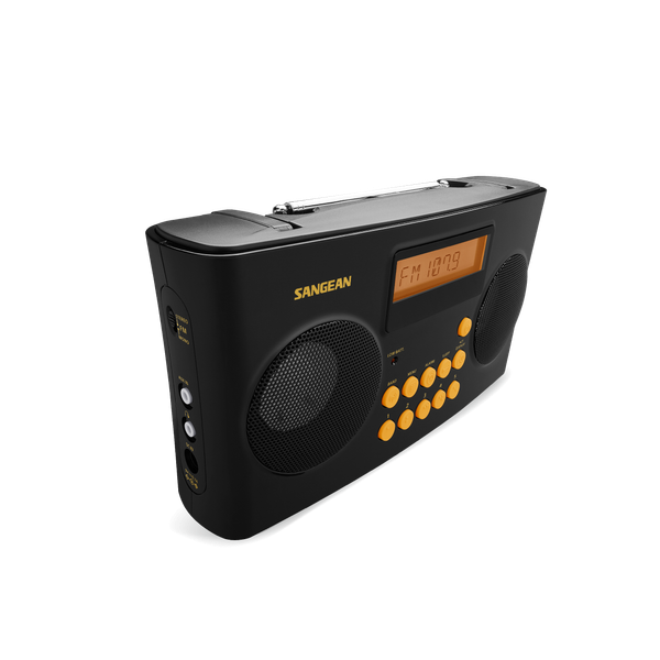SANGEAN二波段 數位式時鐘收音機 調頻立體 RDS / 調幅 PRD17