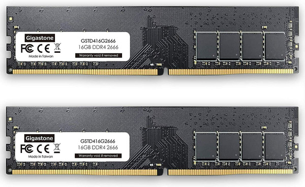 【DDR4 RAM】DDR4 UDIMM 32GB (2 x 16GB) 2666MHz for PC Computer