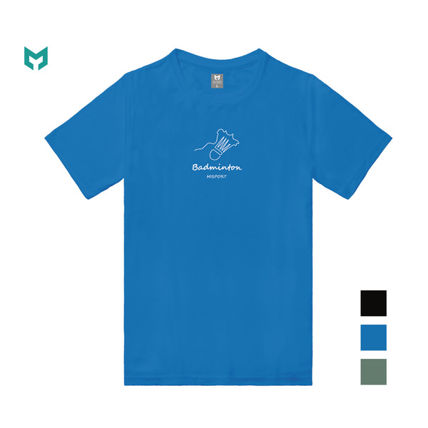 超值排汗圖T - 羽球一筆劃(小圖)