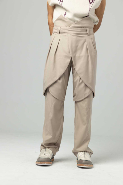 aenrmous_Selcouth Merge Trousers (Stone)