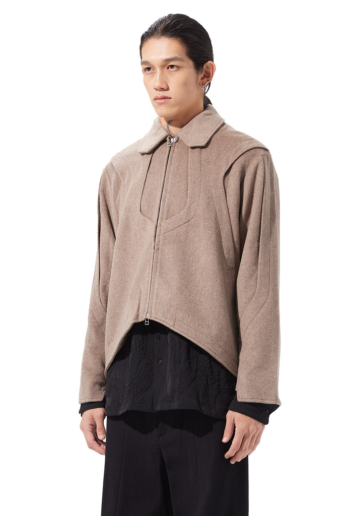 NOUVEAU PROJECT_PAZOS ALBACA JACKET (Brown) TOBIRA 