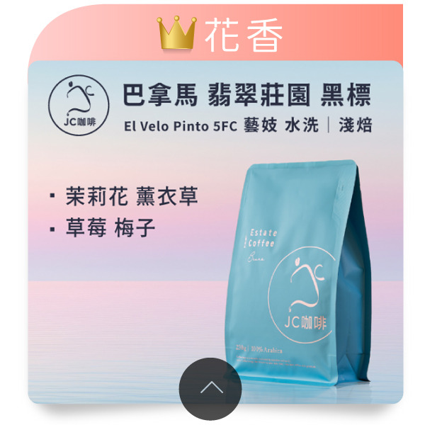 巴拿馬 翡翠莊園 黑標 El Velo Pinto 5FC 藝妓水洗