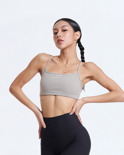 細肩交叉裸感Bratop｜砂岩灰