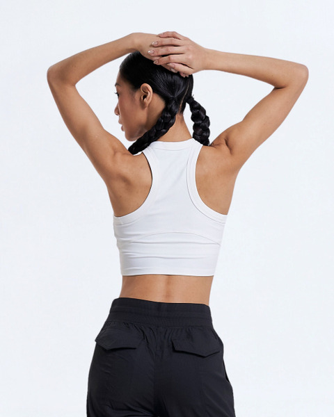 削肩工字背背心Bratop｜極致白