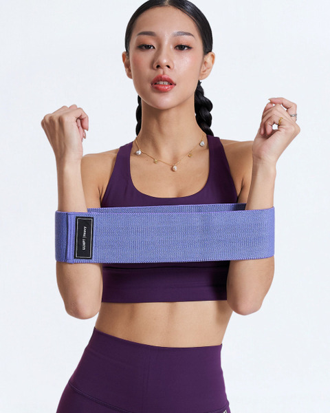 瑜珈翹臀阻力帶｜靜謐紫