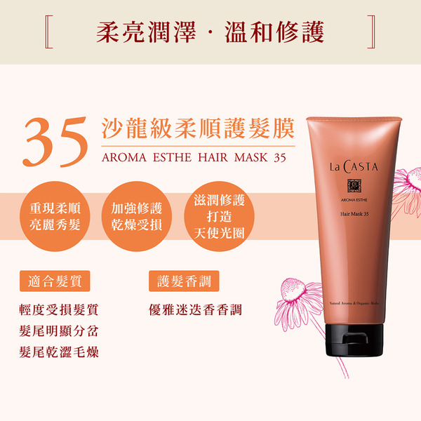 沙龍級柔順護髮膜 / 35 柔亮潤澤 230g