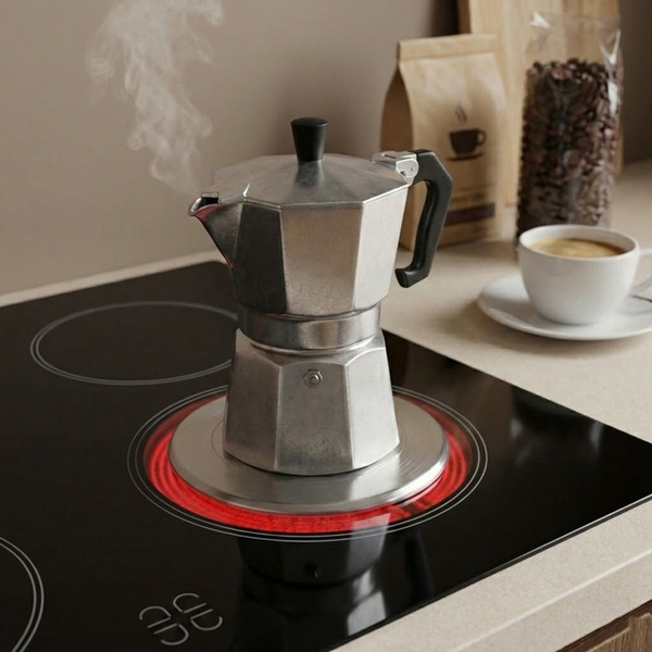 【義大利PIARDI 不鏽鋼IH爐專用導磁板/轉接盤 12cm】義大利製 摩卡壺 咖啡 露營 導磁盤 解凍盤 超厚4MM