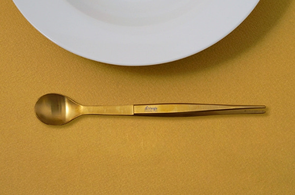 【德國Triangle】 主廚兩用試吃匙夾17CM 試吃夾 擺盤夾 銀色/金色/黑色