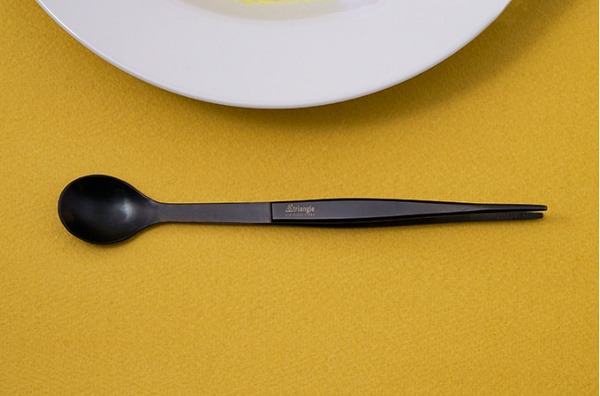 【德國Triangle】 主廚兩用試吃匙夾17CM 試吃夾 擺盤夾 銀色/金色/黑色