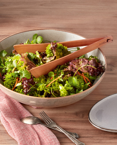 【TRIANGLE德國三角牌】櫻桃木夾子30公分 食品夾 櫻桃夾 沙拉夾 食物夾 櫻桃木 櫻桃夾