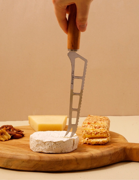 【Triangle 三角牌】德國 起司刀 尖頭鋸齒李木握把起司刀(起司 帕馬森起司 鋸齒起司刀) 起司刀 德國製