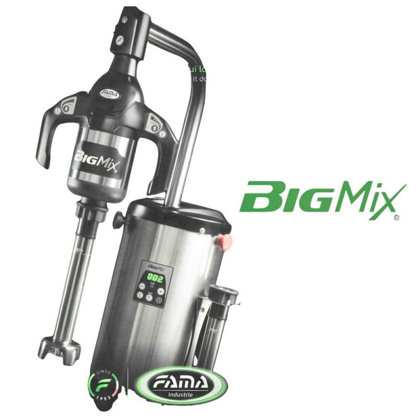 【義大利 FAMA】BIGMIX 工業級桌上型自動懸臂均質機｜850W 數位變頻・2微米極致乳化・跨領域全自動生產（Gelato / 烘焙 / 中廚 / 高端餐飲首選）