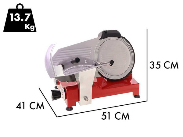 【義大利 CELME】BETA 250R 家用進階切肉機｜火鍋肉片機｜切起司機 - 義大利經典紅