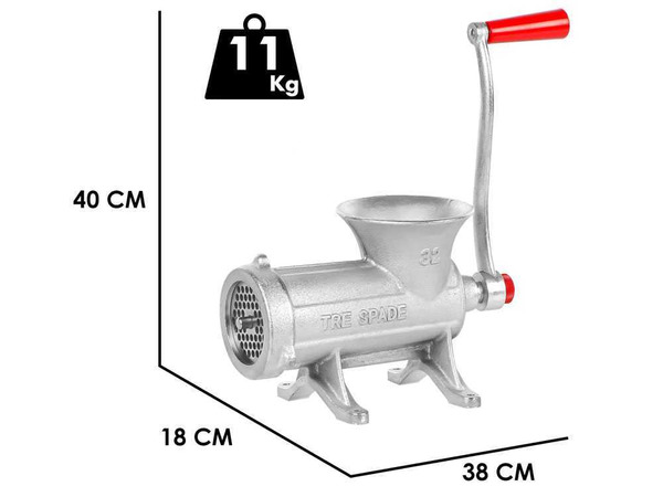 TC32 Tre Spade TC-32 專業級手動絞肉機 (經典鑄鐵鍍錫版)