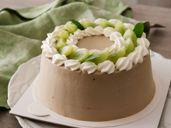 焙茶葡萄焦糖慕斯鮮奶油蛋糕＿6吋