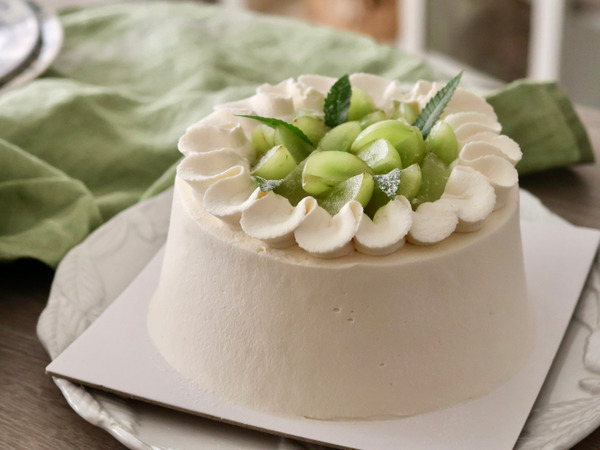 本和香糖葡萄鮮奶油蛋糕＿6吋