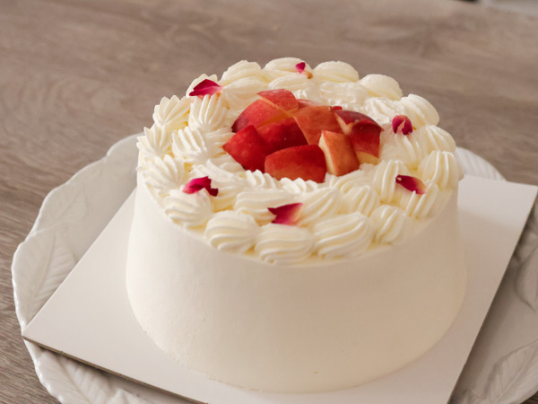 仲夏水蜜桃鮮奶油蛋糕＿6吋