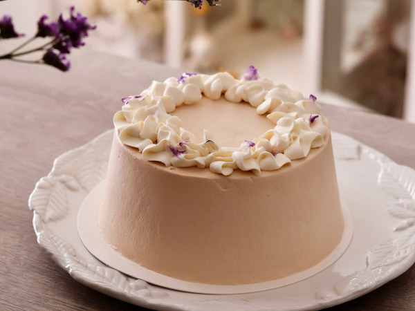 香草漬洋梨焦糖鮮奶油蛋糕＿6吋