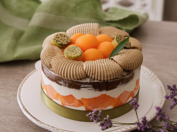 母親節｜伯爵哈密瓜鮮奶油裸蛋糕