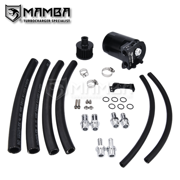 Uni Engine Blow-By Oil Catch Can Tank Filter 3/8" 1/2" 5/8" (Crankcase to PCV)