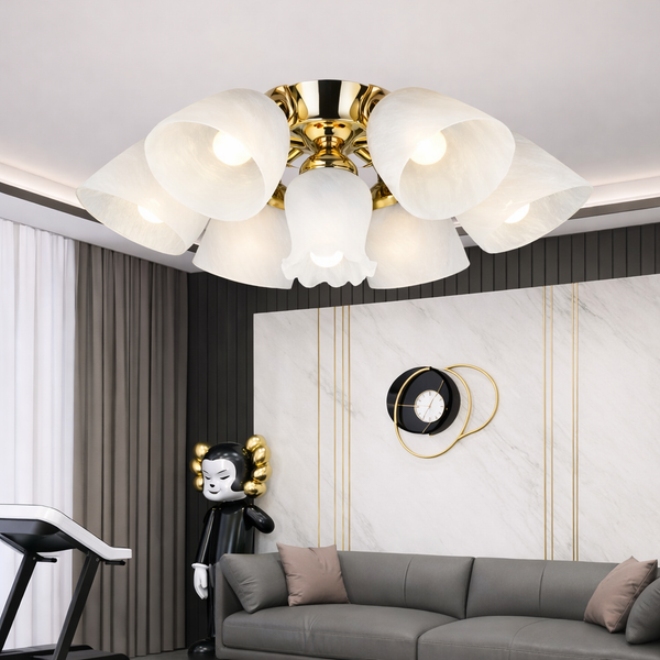 6+1｜附IC玻璃半吸頂燈 A20