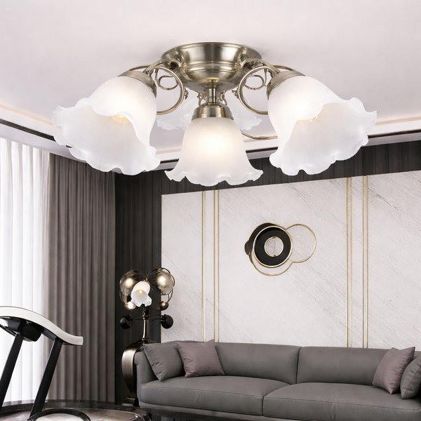 5+1｜附IC玻璃半吸頂燈 A36