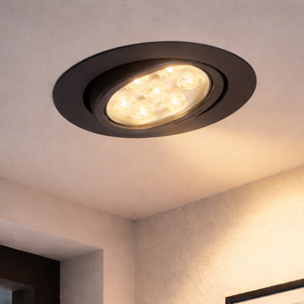 9公分｜9W可調角透鏡崁燈 V133-B