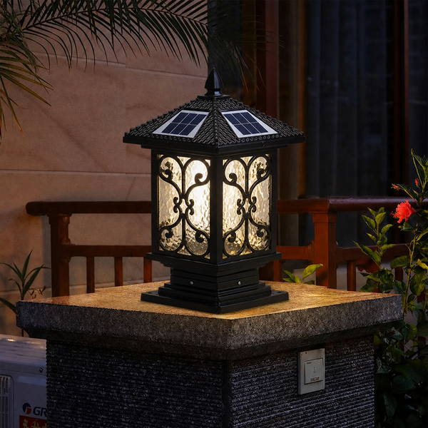 LED｜太陽能防水造景柱燈 E64