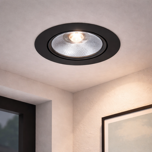 9公分｜12W可調角聚光崁燈 V180-B