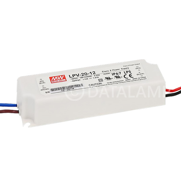 20W｜明緯防水安定器 MWS-20