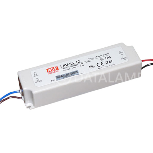 35W｜明緯防水安定器 MWS-35