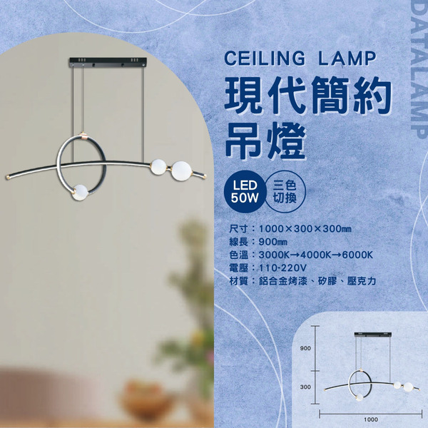 50W 鋁合金藝術設計吊燈 G6-0073