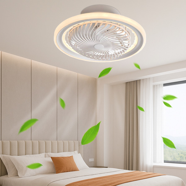 30W｜變頻遙控吸頂風扇燈 WZ011